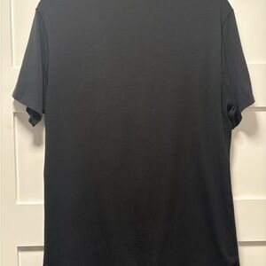 lululemon athletica black cotton Short Sleeve Tee